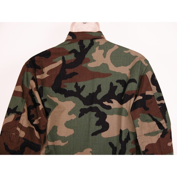 US Military Issue 99 Mens Camo Jacket Shirt Combat Woodland Camouflage Small Reg - Picture 6 of 9